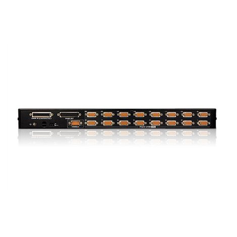 Aten CS1716A 16-Port PS/2-USB VGA KVM Switch with Daisy-Chain Port and USB Peripheral Support Aten | 16-Port PS/2-USB VGA KVM Sw - 2